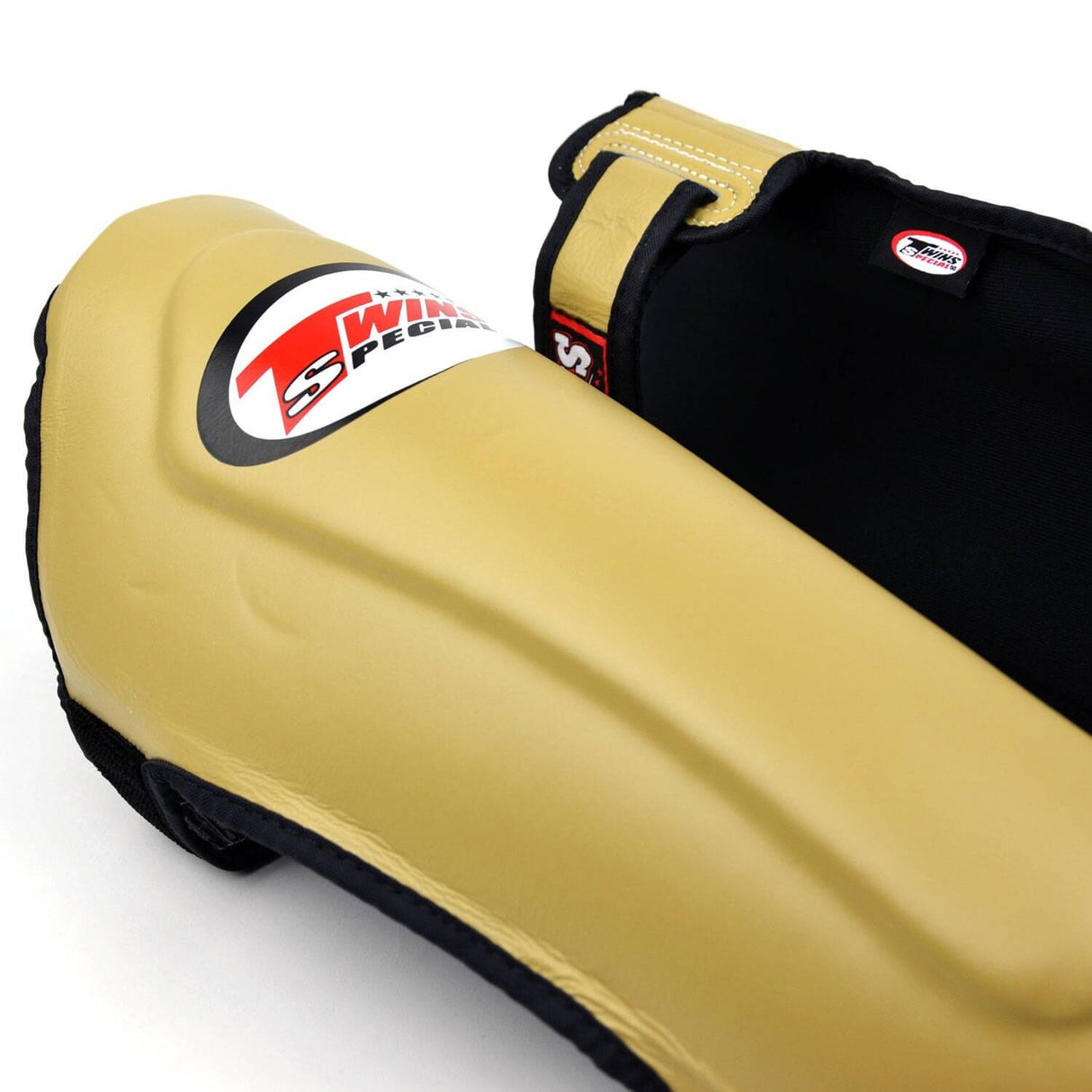 Twins SGL10 Leather Shin Guards Latte