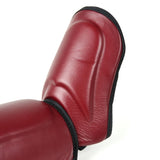 Twins Special SGL10 Leather Shin Pads - Maroon