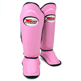Twins Special SGL10 Leather Shin Pads - Pink