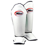 Twins Special SGL10 Leather Shin Pads - White