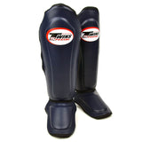 Twins SGL10 Leather Shin Guards Navy