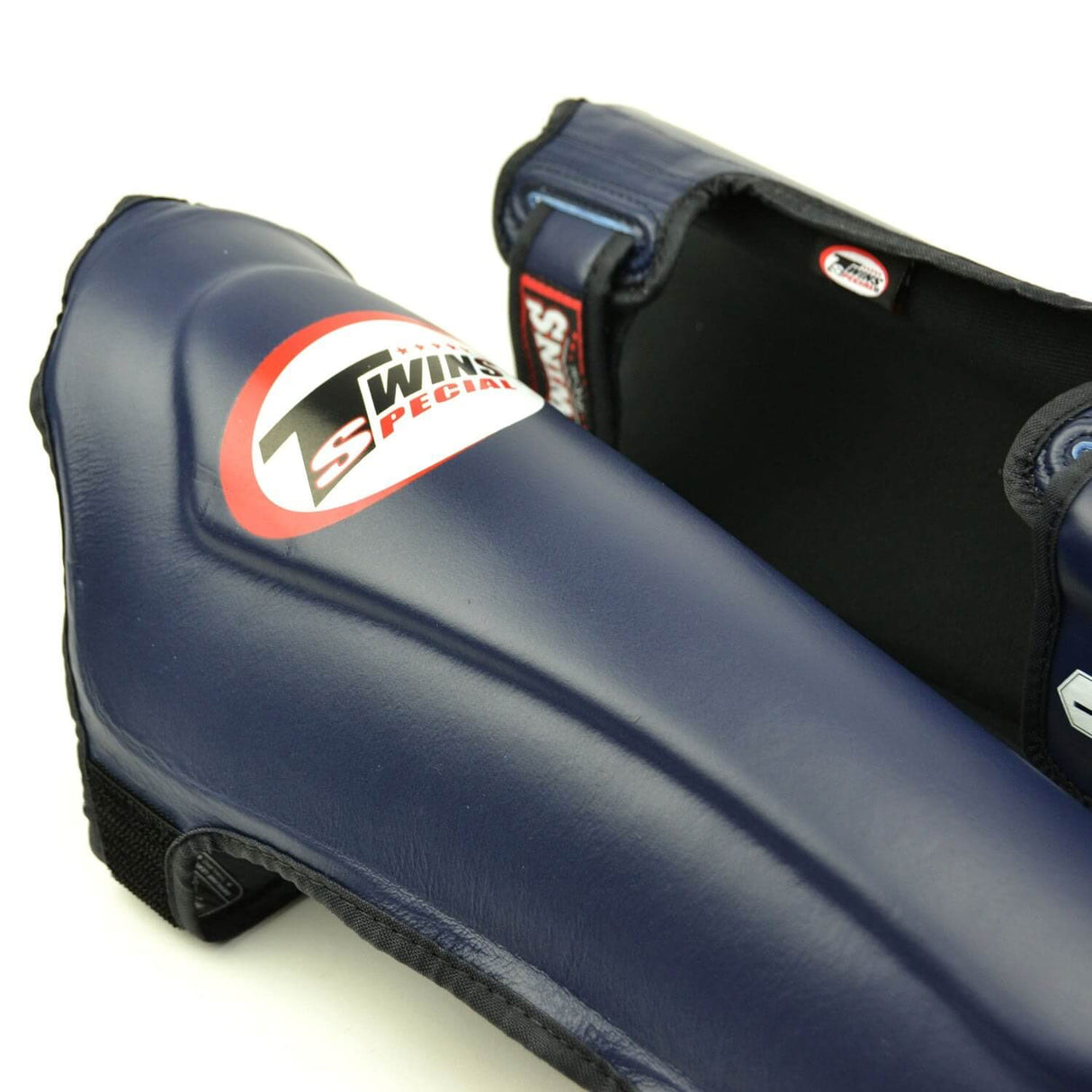 Twins SGL10 Leather Shin Guards Navy