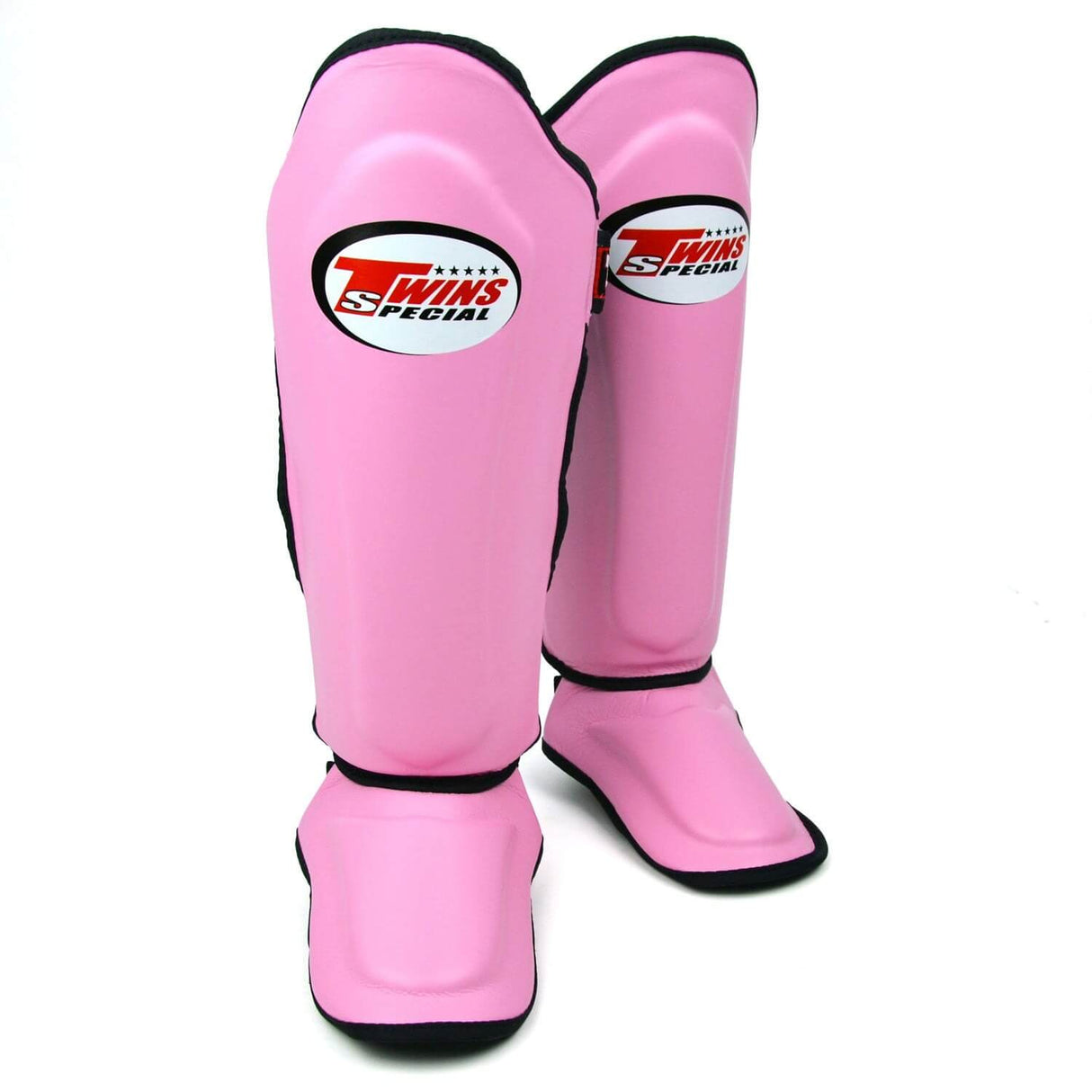 Twins SGL10 Leather Shin Guards Pink