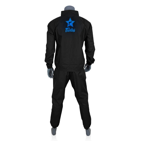 Fairtex VS3 Vinyl Sweatsuit - Black-Blue