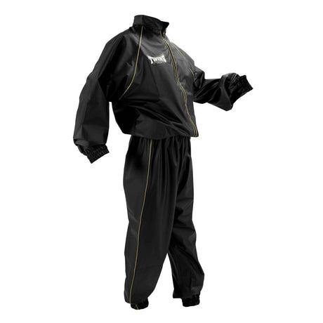 VSS1 Twins Classic Vinyl Sweatsuit Black-Gold
