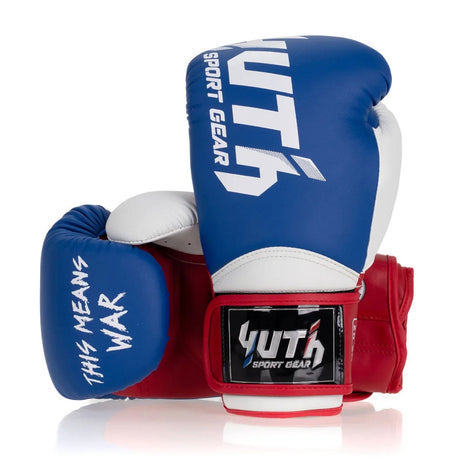 Yuth Boxing Gloves - Supportive Red-White-Blue