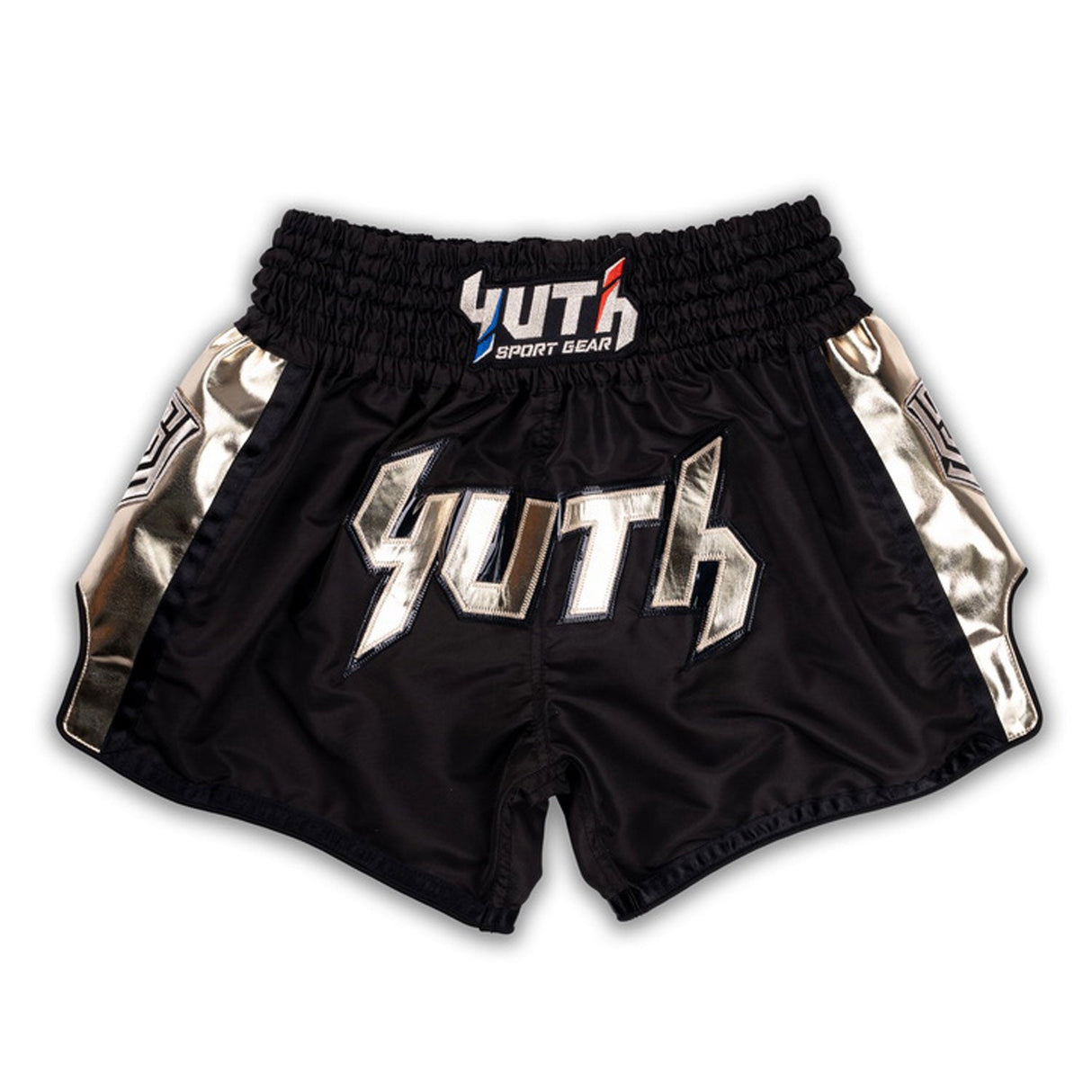 Yuth Hologram Muaythai Shorts Black-Gold